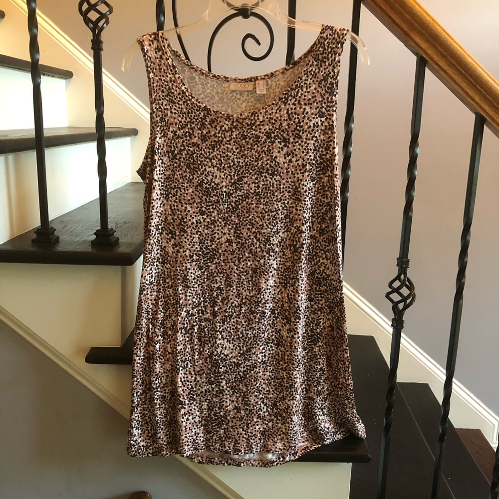LOGO 2 pc Tunic & shell set multicolored Roses 🌹 - Picture 2 of 6